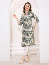 Floral Printed Cotton Kurta